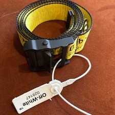 Cintura uomo logo industriale