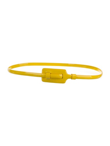 Cintura con zip gialla