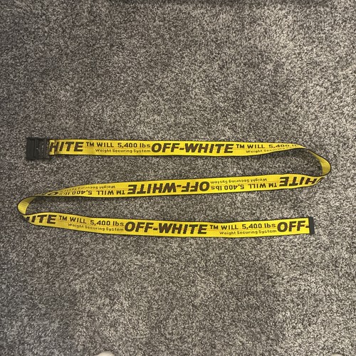Cintura gialla off - cintura, off-white