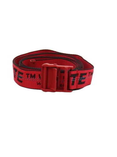 Cintura uomo off white rossa - uomo, off-white