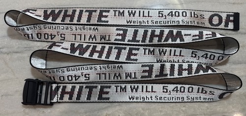 Cintura industriale off white - cintura,