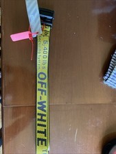 Off-White Yellow Belt Cintura