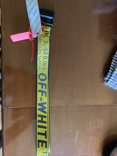 Off white yellow - yellow, belt