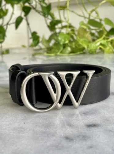 Cintura pelle off - off-white, ow
