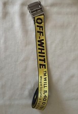 Off-White Yellow Belt Cintura